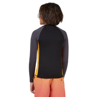 BOYS ZIP FRONT RASHVEST WITH UP50+ SUN PROTECTION