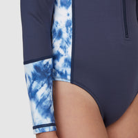 GIRLS NAVY TIE DYE SURFSUIT