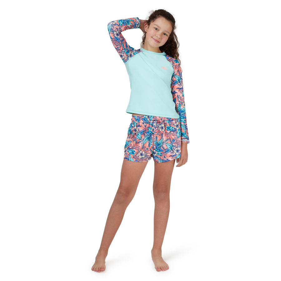 GIRLS RASHVEST WITH UPF50+ SUN PROTECTION