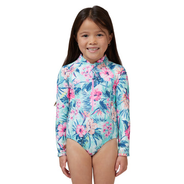 GIRLS PARADISE SURF PRINT SURFSUIT