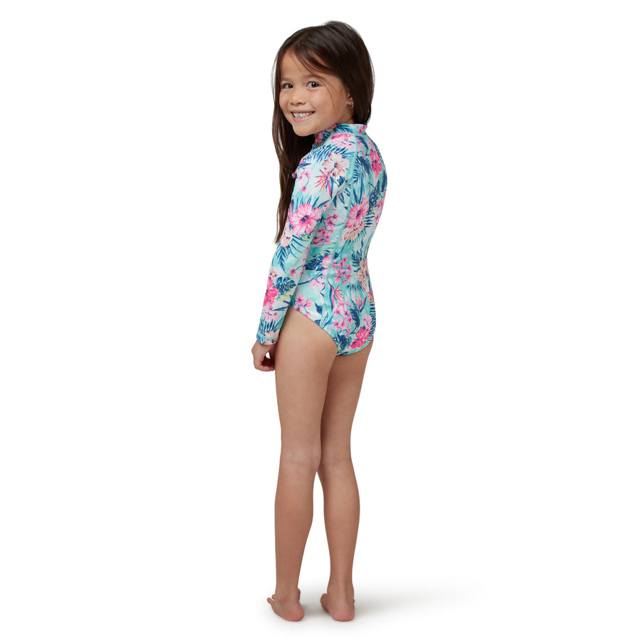 GIRLS PARADISE SURF PRINT SURFSUIT